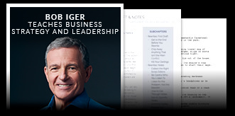 Bob Iger Teaches Business Strategy Leadership