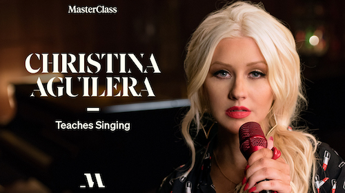 Christina Aguilera Teaches Singing